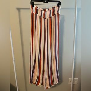 One 5 One striped wide leg pants